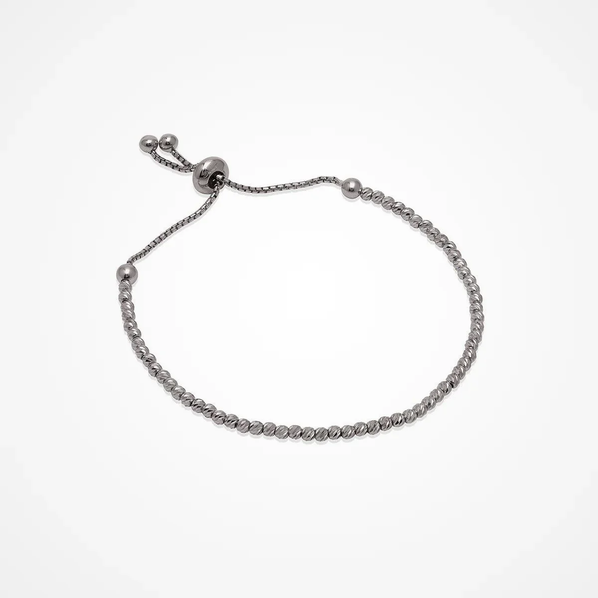 Slash Adjustable Bracelet - Silver - Image 2