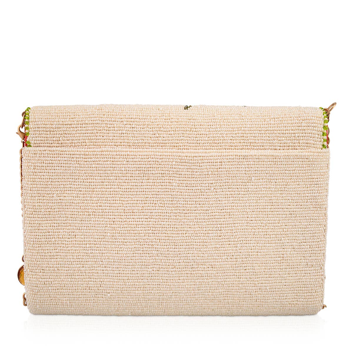 Sun Kissed Orange Fruit Beaded Crossbody Handbag - Image 4