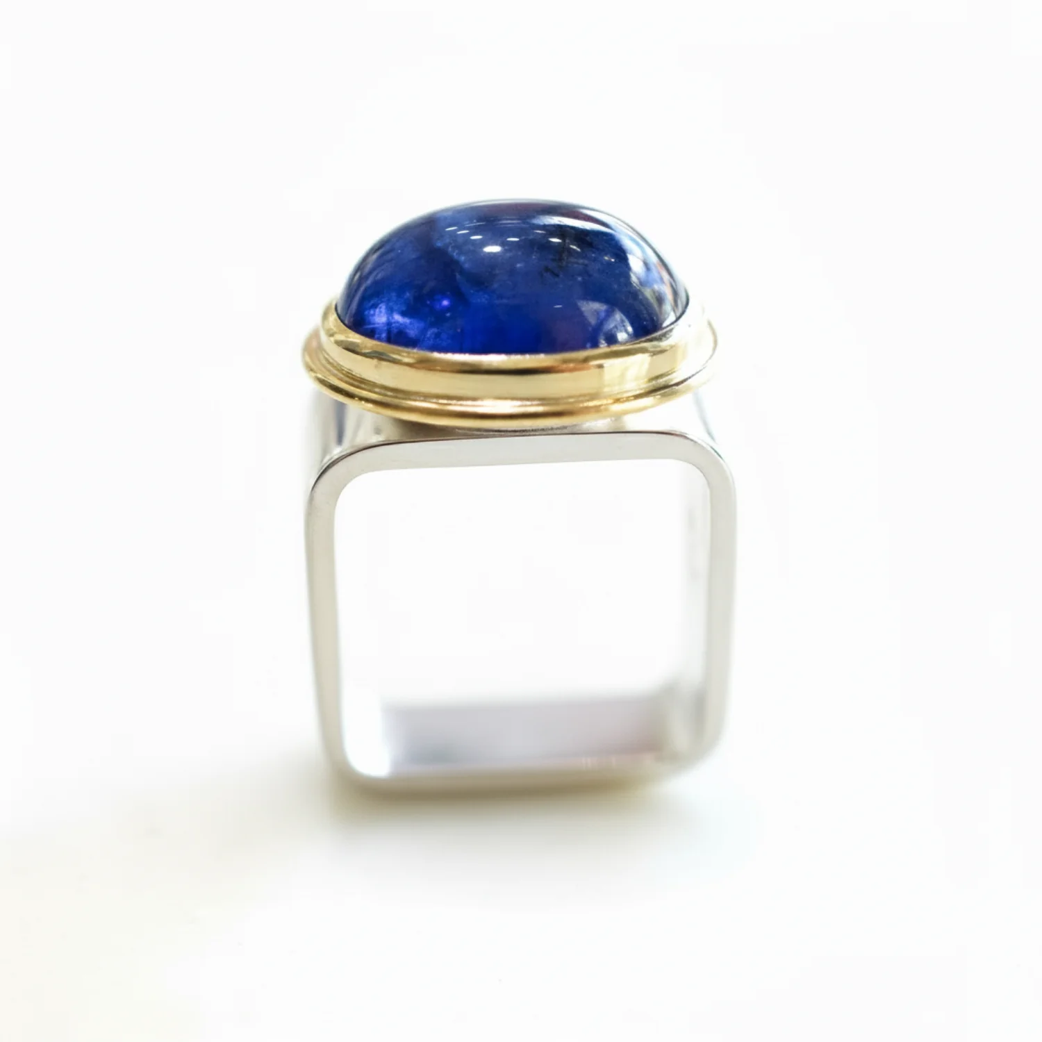 Tanzanite Square Ring - Image 3