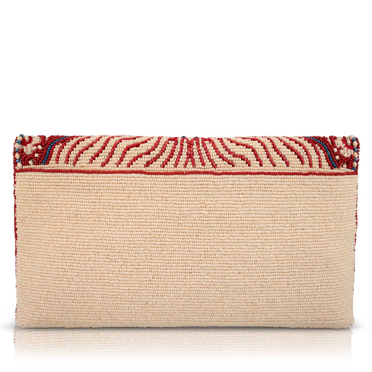 Tied & True Red and Blue Beaded Bandana Inspired Crossbody - Image 4