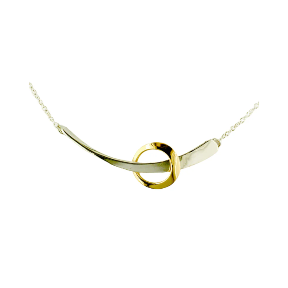 Trapped Circle Necklace ~ Small