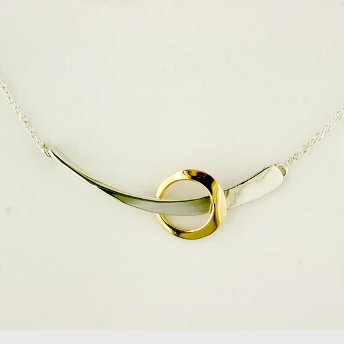 Trapped Circle Necklace ~ Small - Image 2