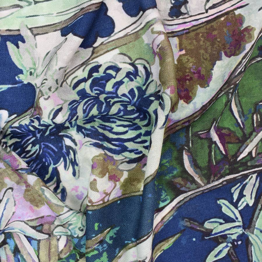 Tyvinia Floral Swirl Scarf - Image 4