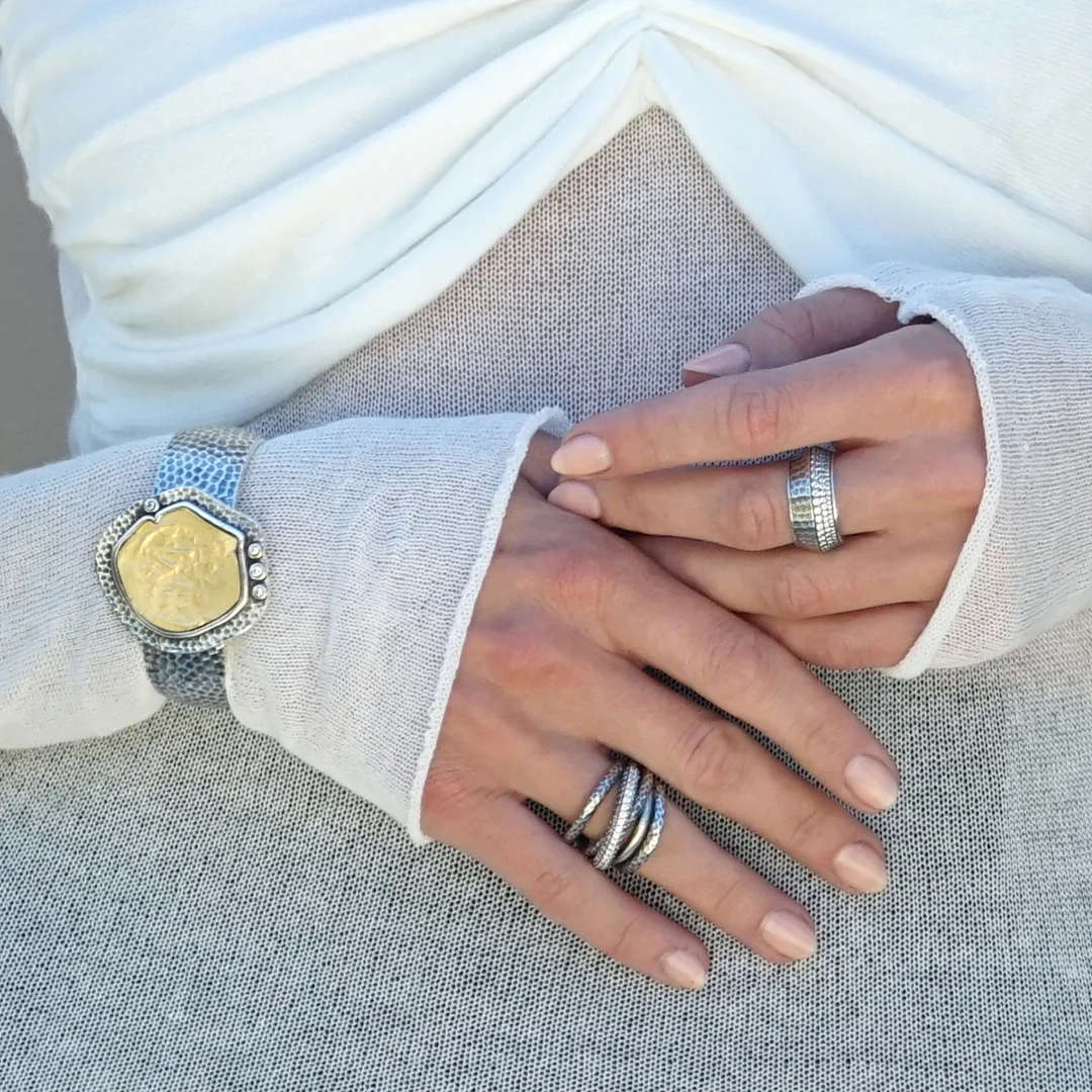 Vintage Silver Molat Cuff - Image 2